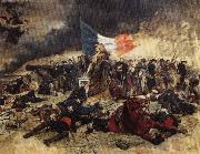 Ernest Meissonier The Siege of Paris painting